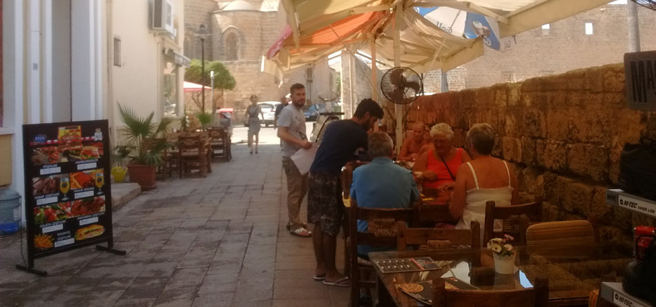 Ali's Café Pizza in Famagusta, Cyprus