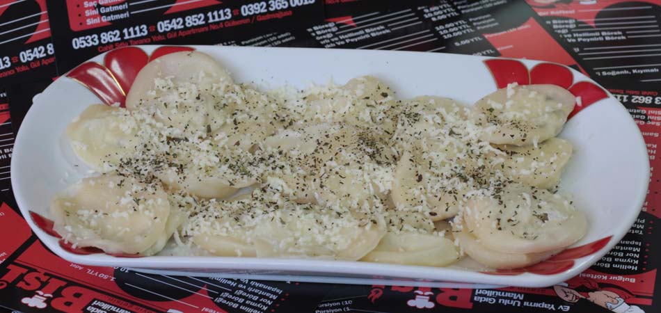 Pirohu is similar to fresh pasta made with helim and mint