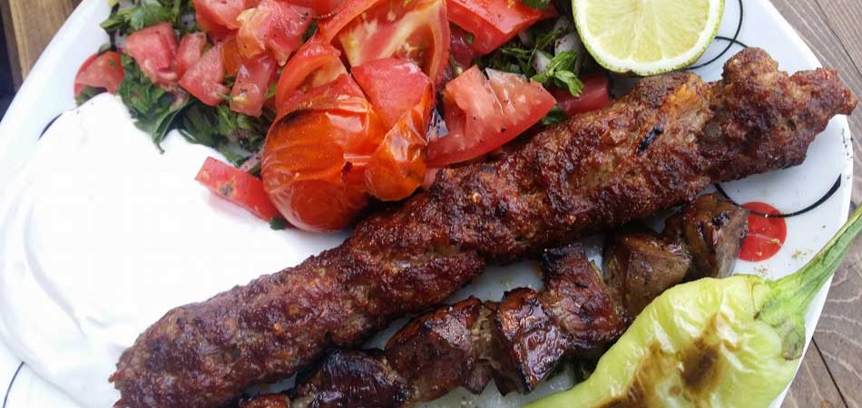 Adana kebabs are one of the specialities