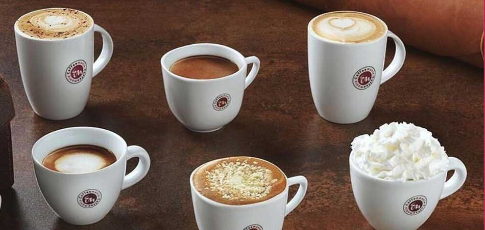 A wide variety of freshly-ground coffees