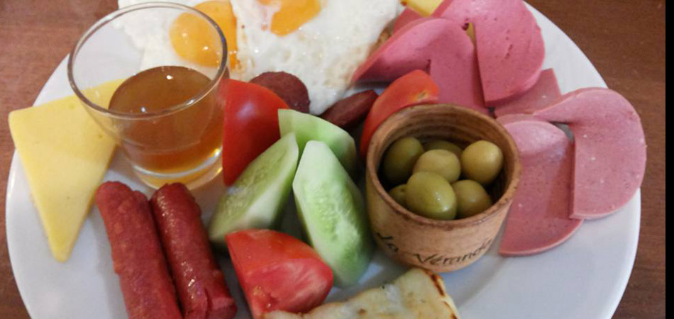 Turkish breakfastat Historia Restaurant