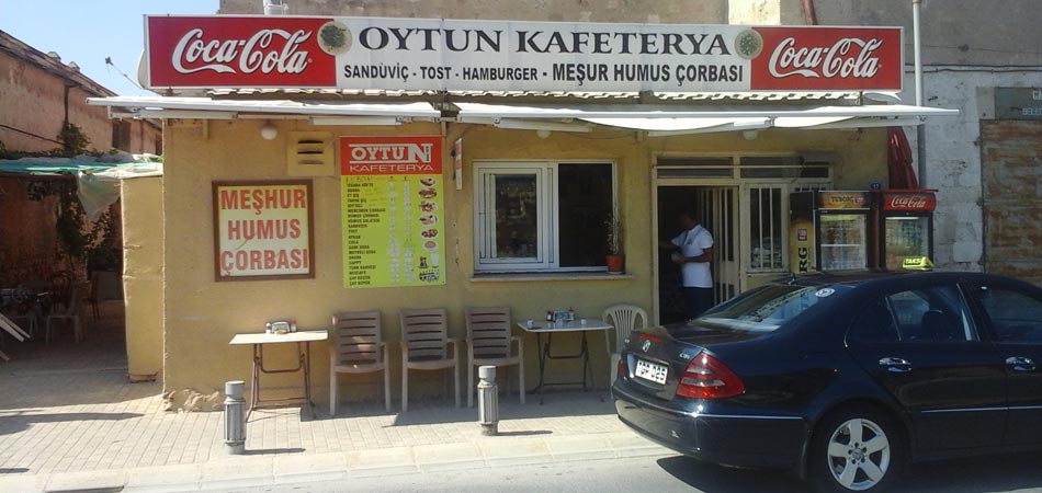 The restaurant is famous for its hummus soup