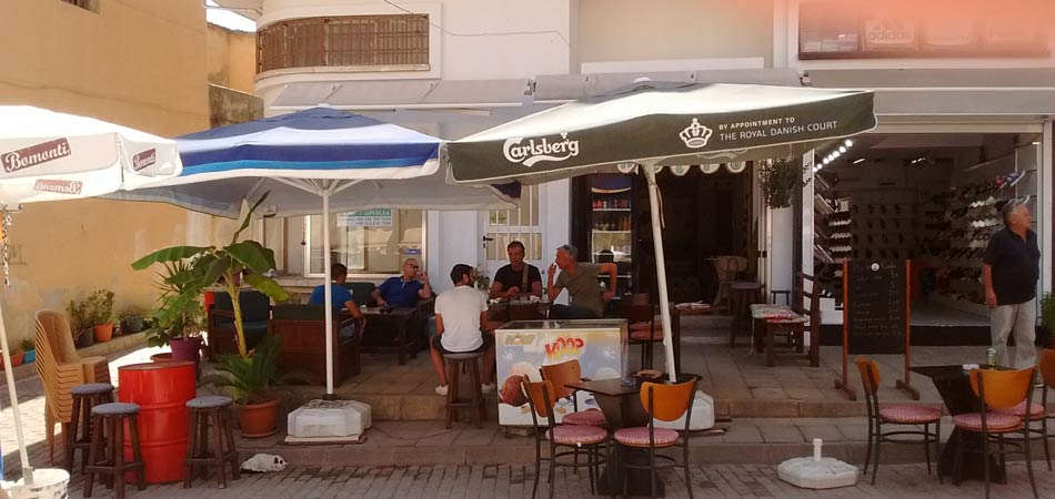 By day a local cafe where all the neighbourhood drop in to chat