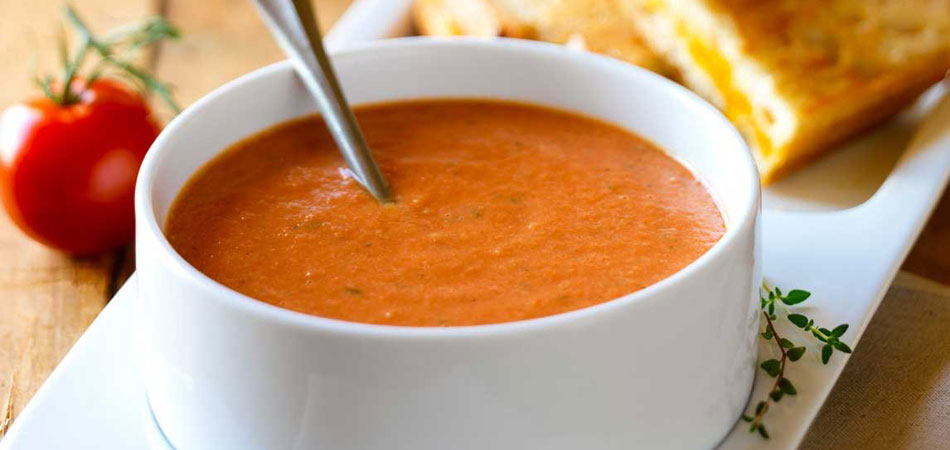 Tomato soup, Şato Restaurant in Famagusta, Cyprus