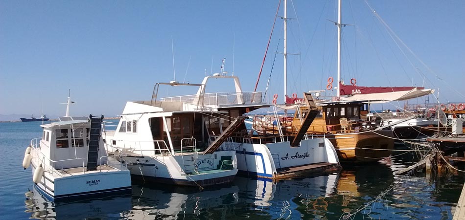 Ideally situated right inside the port
